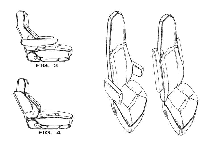 TODAY’S PATENT – SEAT WITH ARMRESTS OF A TRUCK VEHICLE