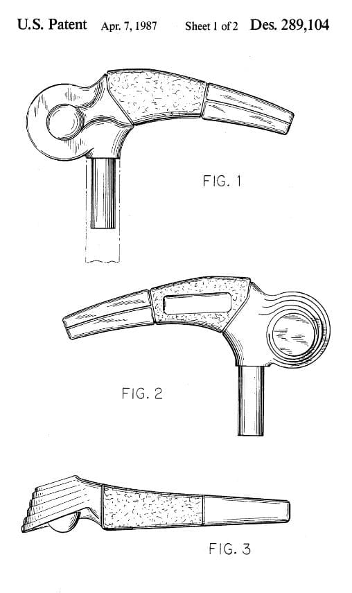 TODAY’S PATENT – CANE HANDLE