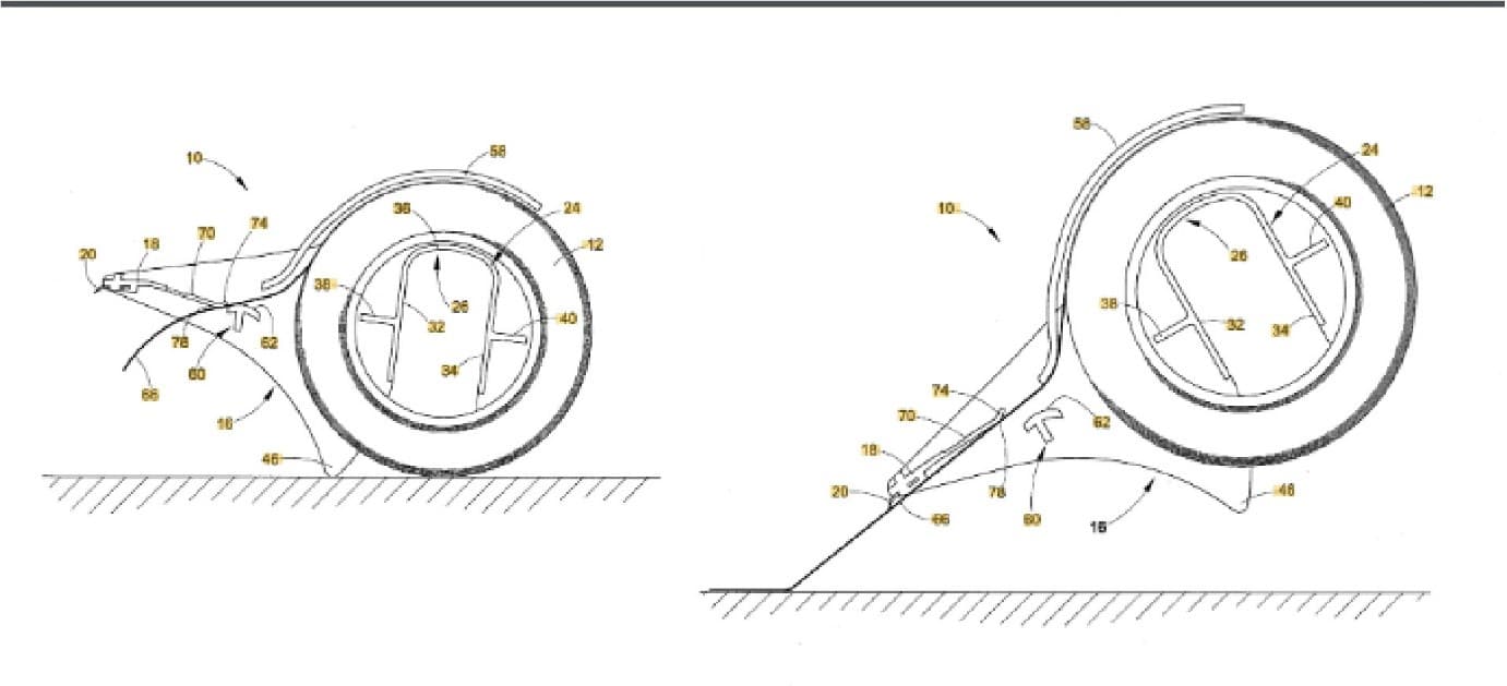 TODAY’S PATENT – LOCKING TAPE DISPENSER
