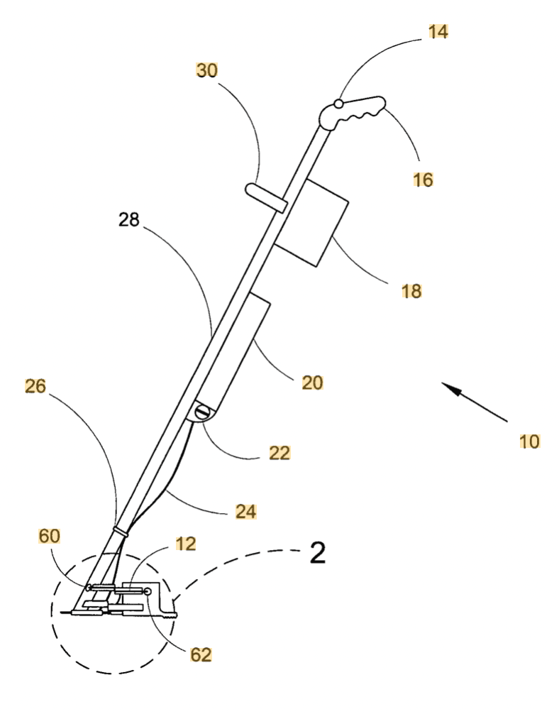 TODAY’S PATENT – WEED CUTTER AND CHEMICAL APPLICATOR