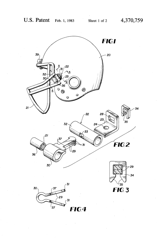 TODAY’S PATENT FACE GUARD MOUNT FOR HELMET Patent Blog