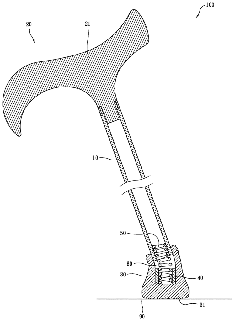 TODAY’S PATENT- SAFETY WALKING STICK - Patent Blog