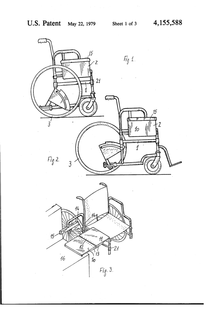 TODAY'S PATENT WHEELCHAIR Patent Blog