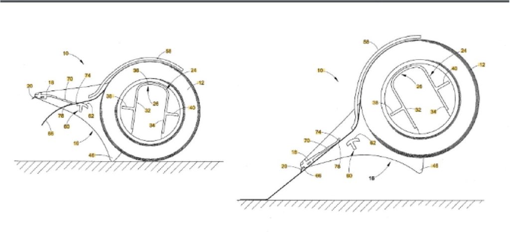 TODAY'S PATENT - LOCKING TAPE DISPENSER