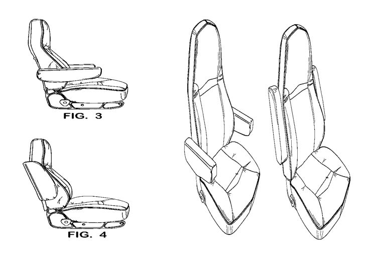 TODAY’S PATENT - SEAT WITH ARMRESTS OF A TRUCK VEHICLE