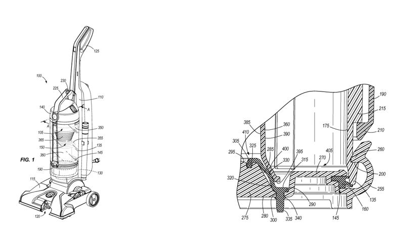 TODAY'S PATENT - VACUUM CLEANER DIRT CUP AND SEAL