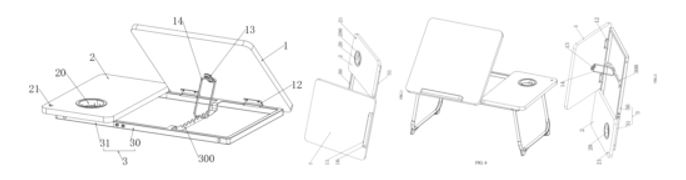 Today's Patent - Combined Desk Top