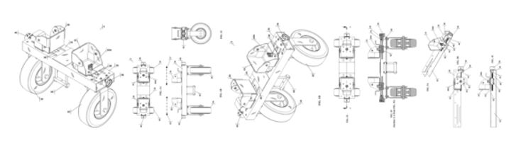 Today's Patent - Dolly and cart system with Independently Slidable Jaws