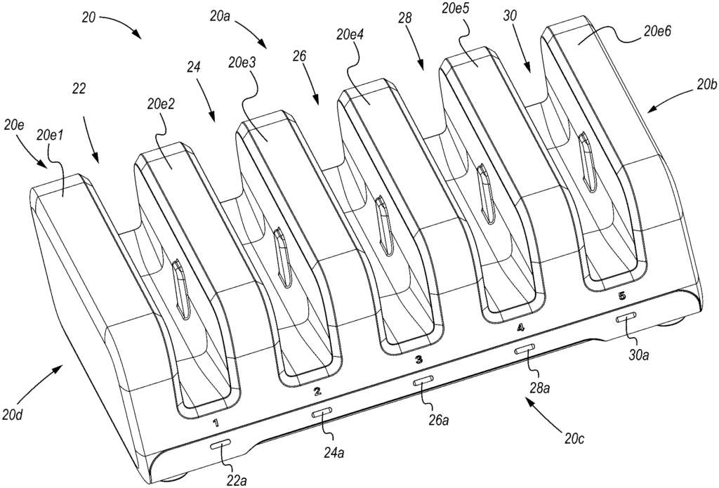 Today's Patent - Charger System for Portable Electronic Devices